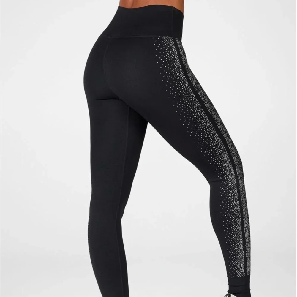 NWOT! Fabletics High-Waisted Sculptknit® Reflective Legging size XS - Picture 2 of 10